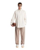 Beige Wool Trousers - New arrivals men's clothing | PLP | Antonia