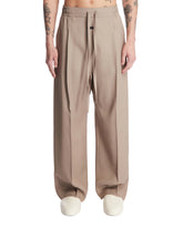 Beige Trousers with Drawstring - New arrivals men's clothing | PLP | Antonia