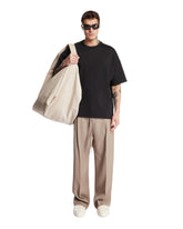 Beige Trousers with Drawstring - New arrivals men's clothing | PLP | Antonia