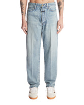 Blue Pleated Jeans - New arrivals men's clothing | PLP | Antonia