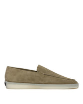 Green Suede Loafers - Men's shoes | PLP | Antonia