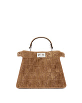 Brown Peekaboo Small Bag - FENDI | PLP | Antonia