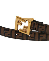 Brown FF Leather Belt - Women's accessories | PLP | Antonia