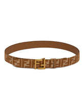 Beige FF Leather Belt - FENDI | PLP | Antonia