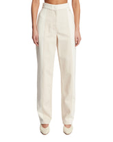 White Denim Pants - FENDI | PLP | Antonia