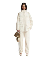 White Denim Pants - FENDI | PLP | Antonia