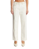 White FF Denim Pants - FENDI | PLP | Antonia