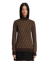 Brown Cotton FF Sweater - FENDI | PLP | Antonia