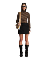 Brown Cotton FF Sweater - FENDI | PLP | Antonia