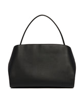 Black Large Hug Leather Bag | PDP | Antonia