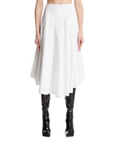 White Asymmetric Skirt - Women's clothing | PLP | Antonia