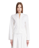 White Fitted Blouse - Women's clothing | PLP | Antonia