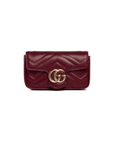 Borsa Super Mini GG Marmont Burgundy | PDP | Antonia