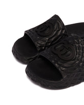 Black GG Cross Slides | PDP | Antonia