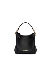 Black Mini GG Emblem Bucket Bag - GUCCI | PLP | Antonia