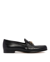 Black Horsebit 1953 Leather Loafers - Women's shoes | PLP | Antonia