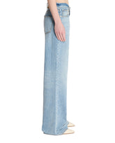 Blue Relaxed Cotton Jeans | PDP | Antonia