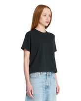 Black Cotton T-Shirt | PDP | Antonia