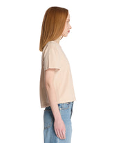 Beige Cotton T-Shirt | PDP | Antonia