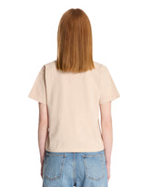 Beige Cotton T-Shirt | PDP | Antonia