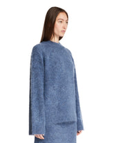 Maglione Fluffy Fure Blu | PDP | Antonia