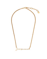 Gold Logo Necklace - JACQUEMUS | PLP | Antonia