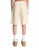 Beige Melo Shorts | PDP | Antonia