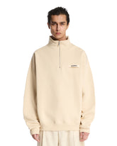 Beige Gros Grain Sweatshirt - JACQUEMUS | PLP | Antonia