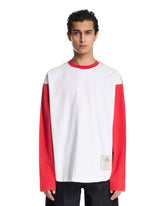 White and Red Logo T-Shirt - JACQUEMUS | PLP | Antonia