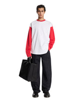 White and Red Logo T-Shirt - Jacquemus men | PLP | Antonia