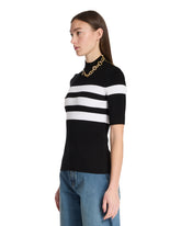 Striped Short-Sleeve Top | PDP | Antonia