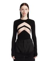 Black Chevron Top - JEAN PAUL GAULTIER | PLP | Antonia