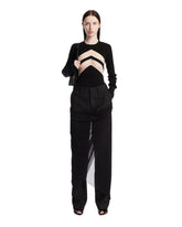 Black Chevron Top - JEAN PAUL GAULTIER WOMEN | PLP | Antonia