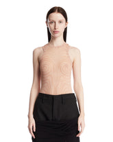 Beige Spirale Bodysuit - JEAN PAUL GAULTIER WOMEN | PLP | Antonia