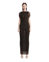 Black Semi-Transparent Mariniere Dress - JEAN PAUL GAULTIER | PLP | Antonia