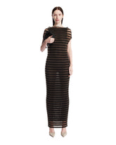 Black Semi-Transparent Mariniere Dress - JEAN PAUL GAULTIER WOMEN | PLP | Antonia