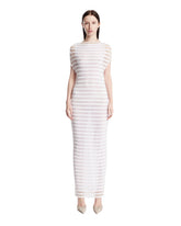 White Semi-Transparent Mariniere Dress - JEAN PAUL GAULTIER | PLP | Antonia