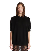 Black Cashmere Sweater - Women's knitwear | PLP | Antonia