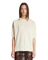 White Cashmere Sweater - Women's knitwear | PLP | Antonia