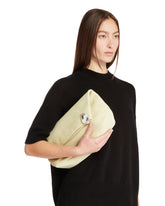 Beige Suede Jewel Zip Pouch - New arrivals women's bags | PLP | Antonia