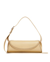 Beige Small Cannolo Leather Bag - Women's bags | PLP | Antonia