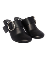 Black Mules with Buckle | PDP | Antonia