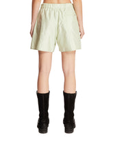 Green Silk Shorts | PDP | Antonia