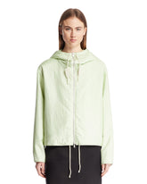 Green Hooded Windbreaker | PDP | Antonia