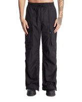 Black Wide Cargo Pants - Men's clothing | PLP | Antonia