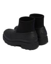 Tretorn X Kassl Editions Black Rubber Luna Boots | PDP | Antonia