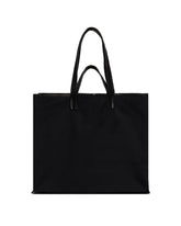 Black Suede Tote Bag - KASSL EDITIONS WOMEN | PLP | Antonia