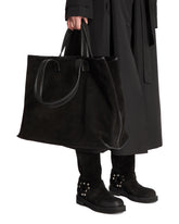 Black Suede Tote Bag - Women's bags | PLP | Antonia