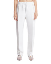 White Drawstring Pants - KHAITE WOMEN | PLP | Antonia