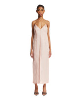 Pink Tully Slip Dress - KHAITE WOMEN | PLP | Antonia